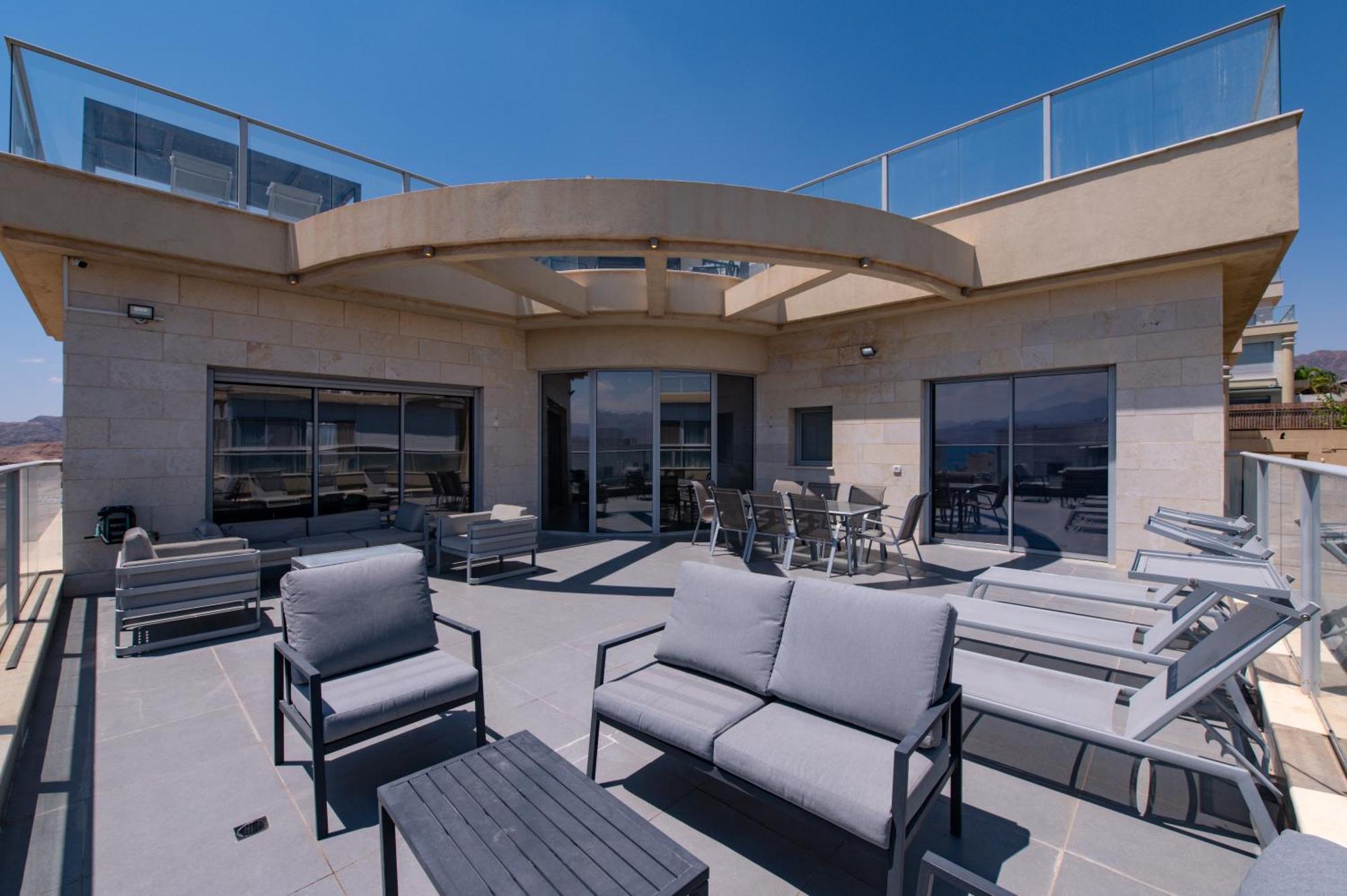 Ferienwohnung פנטהאוז קסם המפרץ Eilat Exterior foto