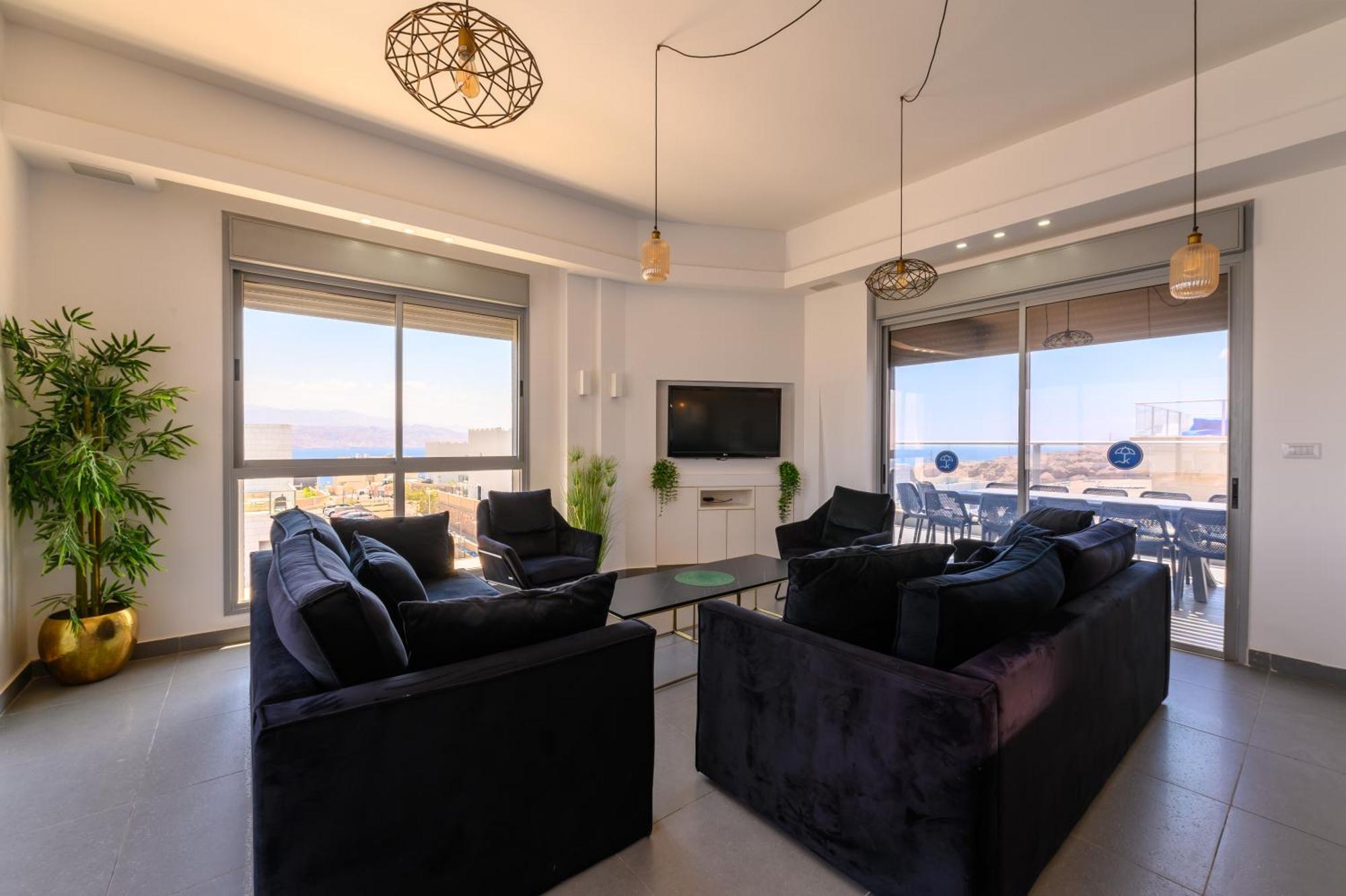 Ferienwohnung פנטהאוז קסם המפרץ Eilat Exterior foto